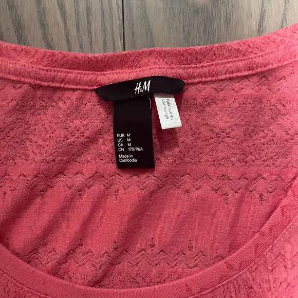 Coral pink crop top - Picture 2 of 3